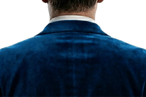 Mans shoulders
