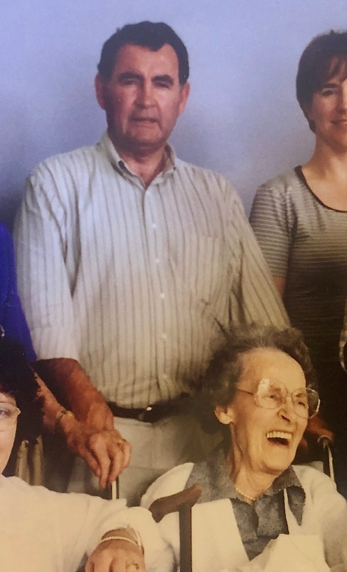 Grandma at her Birthday Lunch laughing at RSL Club